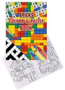 Bricks A6 Colouring & Puzzle Book