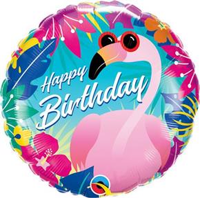 Birthday Tropical Flamingo