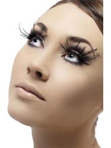 Black Feathers with Plume Fever Eyelashes