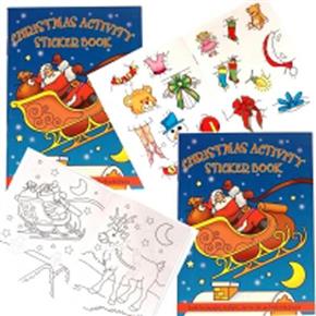 Christmas A6 Sticker Books 24 page