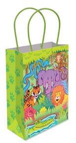 Jungle Paper Bag W/Handles 16x22x9cm