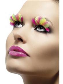 Neon Feathers Fever Eyelashes