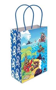 Pirate Paper Bag W/Handles 16x22x9cm