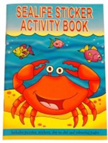 Sealife A6 Sticker Books 24 page