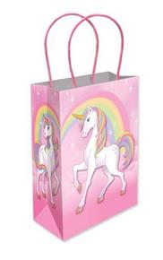 Unicorn Paper Bag W/Handles 16x22x9cm